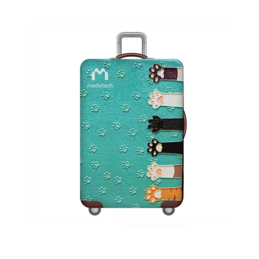 Luggage cover cat paw